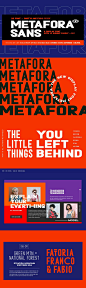 METAFORA - METAFORA is a sans serif font design published by Dirtyline Studio.