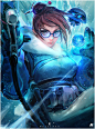 Mei, Ross Tran : Painting MEI! A hugely requested Overwatch character perfect to start out December :) Enjoy!