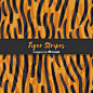 Tiger stripes background