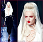 Jean Paul Gaultier Haute Couture F/W 2014，灵感来自一系列暗黑鬼魅吸血鬼电影......