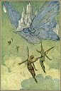 Franklin Booth (1874–1948). Illustration from James Whitcomb Riley’s The Flying Islands of the Night (1913).: 