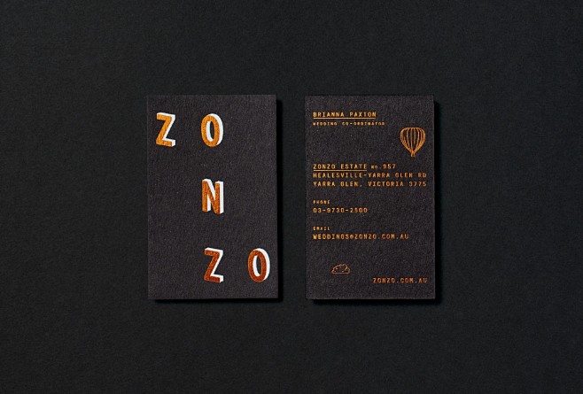 Zonzo Estate葡萄园品牌视觉设...