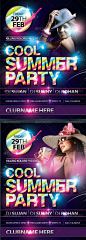 Print Templates - Cool Summer Party Flyer | GraphicRiver