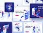 Isometric Set - People : Hi Dribblers! Check out this new set of isometric designs! It is a big header collection with a bonus of 6 characters in 4 different colour schemes. Enjoy and use for your projects!

You can purcha...