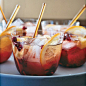 Sounds delish! Sparkling Pomegranate Punch!