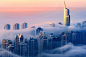 Sebastian Opitz：云之城 浓雾中的迪拜