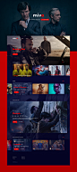 Mivo - Streaming website - UI concept on Behance