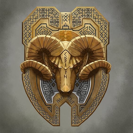 Dwarven Ram Shield b...