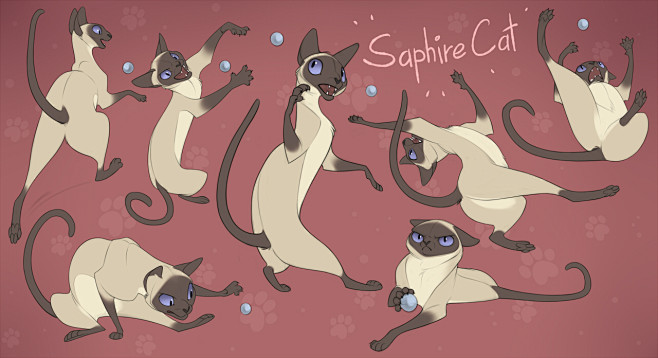Saphire Cat by Yulia...