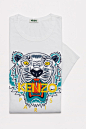 [意大利代购]Kenzo 虎头T恤 Tiger head T-shirt （四色入）
