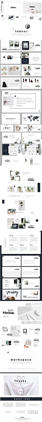 Indoor - Modern Minimal Presentation Template - Business PowerPoint Templates