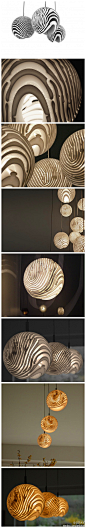[] 爻艺术坊【爻艺术坊】<#创意分享#>>以色列设计师Dan Yeffet的这款吊灯设计，很有创意地居然有融入了自己的一部分，那就是自己的指纹，设计师将自己的指纹制作成立体螺旋灯罩，设计了这款叫做Detail.MGX的吊灯，如果是你自己的指纹，你会不会改变平日里对家里的灯具熟视无睹视而不见的态度呢？来自:新浪微博