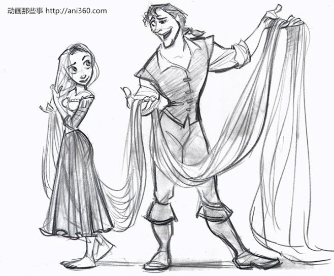 迪士尼《长发公主》Rapunzel 和 ...