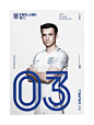 England U21足球队品牌视觉设计 ​​​​