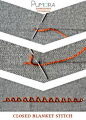 Pumora&#;39s embroidery stitch-lexicon: the closed blanket stitch