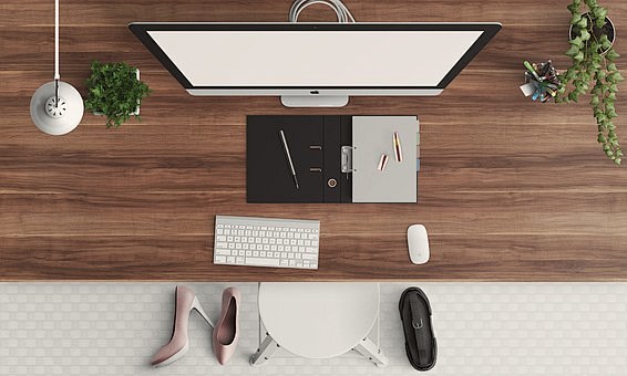 Desk, Modern, Femini...