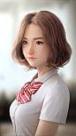 Grace, Hoe Yuen Alvin Chow : This is my latest personal work. Modeled in Maya, rendered in Vray and comp in After Effect. 