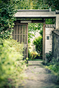 Japanese house entrance, Tokyo，Japan