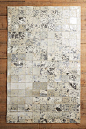 Metallic Patchwork Hide Rug