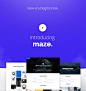 Maze - One Page Agency Design : Here is my latest project. It's a One page Agency Theme. I want to keep it simple and clean yet glossy. What do you guys think? Leave it in the comment below. If you like it please like and share.  