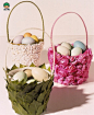 多款制作精美的复活节彩蛋篮子DIY图片欣赏