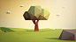 Spring - Low Poly on Behance
