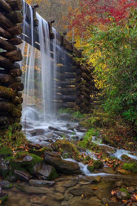 明格斯磨坊，大烟山国家公园，北卡罗莱纳州