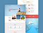 Travel Agency Website Template - Mockuplove : Here’s a well designed travel agency website template available to download for Photoshop. Many thanks to Amin for sharing this freebie.