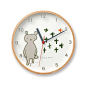 日本Lemnos Kids Modern Clock 异想童话 儿童时钟 花儿的声音-淘宝网