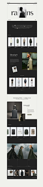 branding  e-commerce Ecommerce Fashion  identity luxury Webdesign