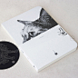九口山 猫系列160page灰板裸装白纸横线笔记本-刀疤（02）-淘宝网