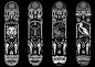 Woodoo Boards : Board graphics for Woodoo Skateboards