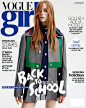 模特新人Rianne Van Rompaey登上《Vogue Girl》杂志韩国版2014年九月刊封面