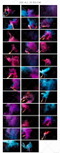 191号彩色粉末粉尘冲击高清摄影图片后期溶图抠广告平面设计素材-淘宝网
