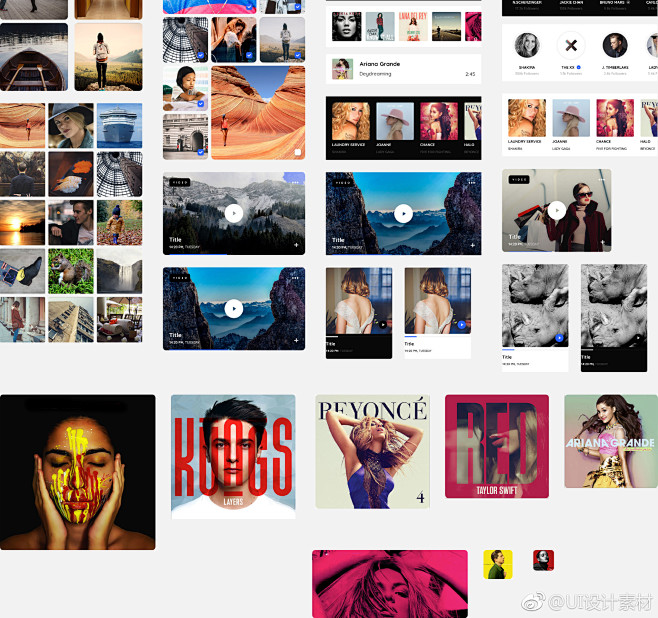 UI设计素材的照片 - 微相册