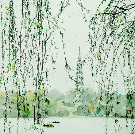 从江南烟雨中走来又复去，终发现良辰美景不...