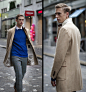 Gant Camel Coat, Gant Knit Sweater, Gant Pants - Gant #2 - Oliver Lips