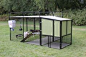 A k9 Kennel Castle dog kennel looks great in any yard and you can even match the color of your house if you so choose.