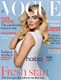 凯特·阿普顿 (Kate Upton) 再登《Vogue》杂志封面！人气嫩模Kate的《Vogue》杂志英国版2013年1月刊时尚大片你是否喜欢？