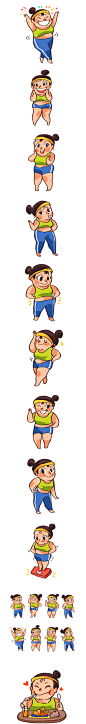 Chubby Diet Girl on Behance