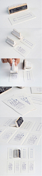 biz card / stamp