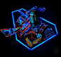 MARVEL NEON Artworks #CABLE