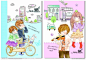 笔记本　本本　本子　韩国本子　素描　素描男孩女孩　情侣　自行车　房子　树　韩国卡通　人物