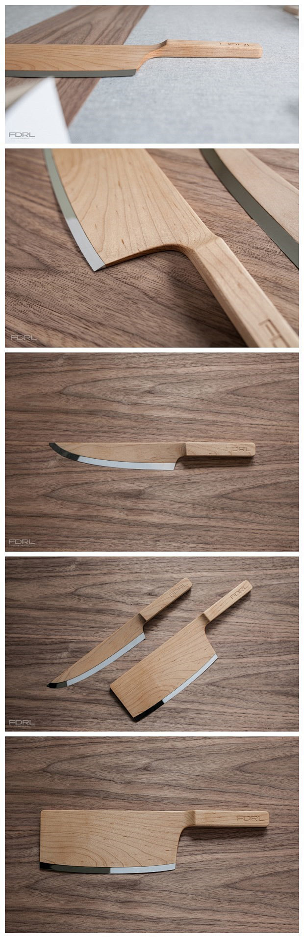 加拿大的枫木制成的刀具。