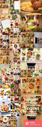 40P 专业意大利料理食材与原料高清图片  - PS饭团网