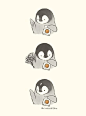推特画师しば（@ niwazekisho）画的企鹅与静电的故事，天哪好可爱！(〃∀〃)