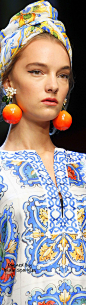 SPRING RTW 2016 (MFW) Dolce & Gabbana { Details } ~ ♕♚εїз | BLAIR SPARKLES |