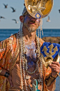 Poseidon + Sea Gulls / Coney Island Mermaid Parade 2007 / SML