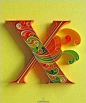 英文字母系列X