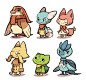 Pokémon Crossing by luce-do-the-doodles http://t.cn/8sTd8F0